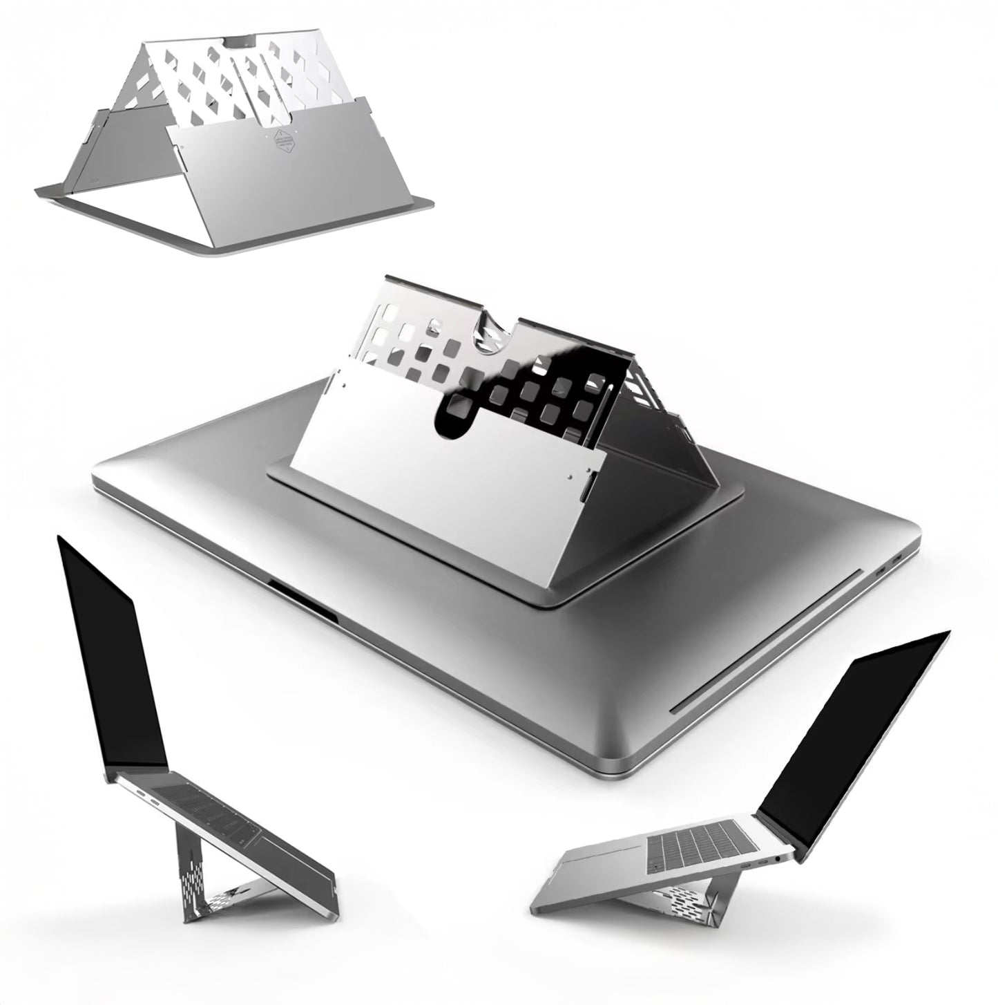 Ultra Thin Foldable Metal Laptop Stand