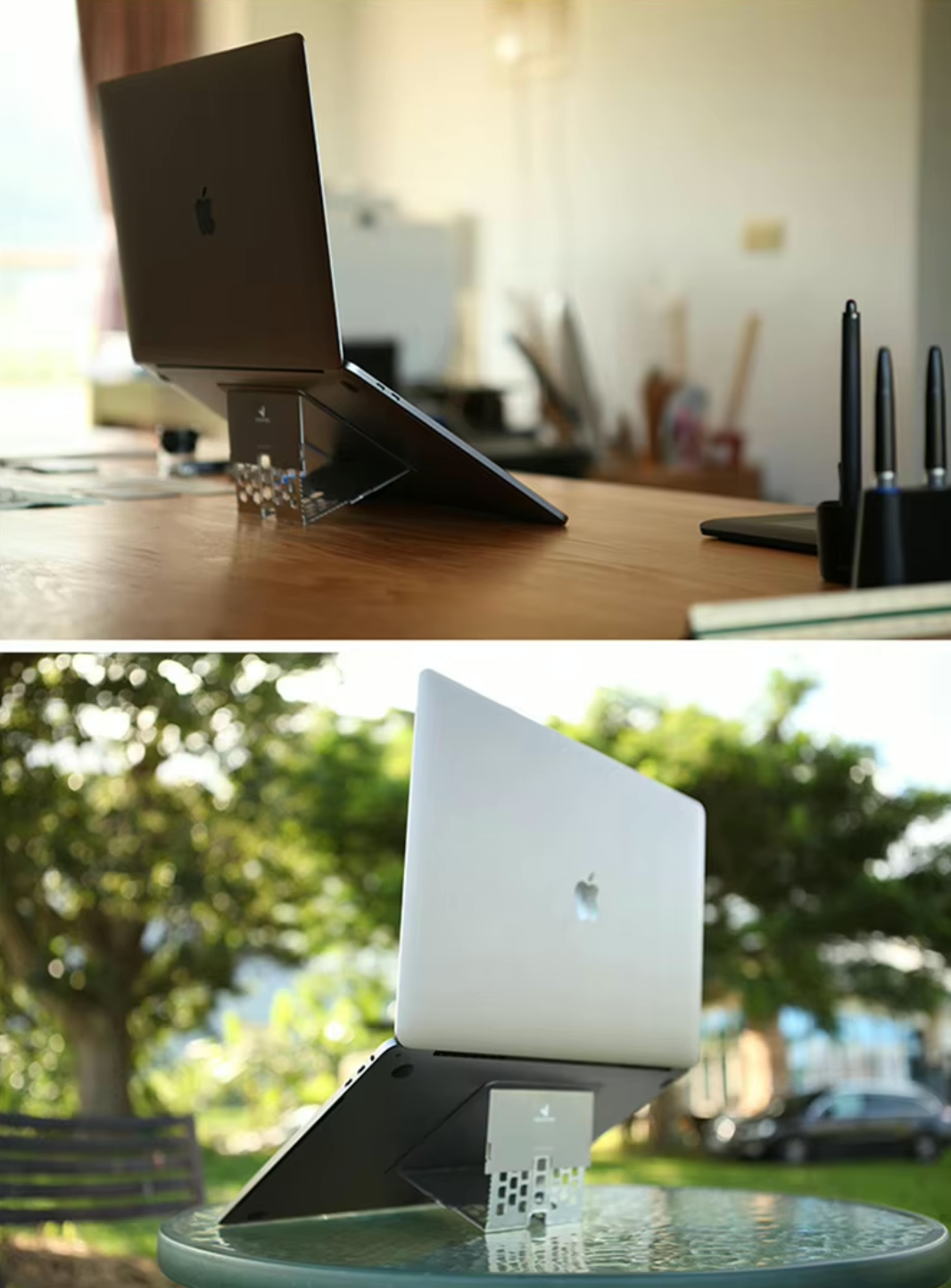 Ultra Thin Foldable Metal Laptop Stand